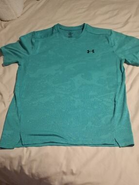 Mens Camo Graphic Green Under Armour Tee